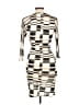 Assorted Brands Graphic Ivory Cocktail Dress Size 10 - photo 2