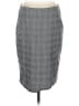Elle Plaid Gray Formal Skirt Size S - photo 1