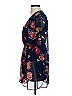 Lulus 100% Polyester Floral Blue Cocktail Dress Size XS - photo 5