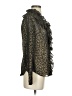 Rachel Roy 100% Polyester Animal Print Black Long Sleeve Blouse Size 4 - photo 4
