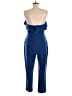 Adelyn Rae Solid Blue Jumpsuit Size M - photo 2
