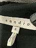 Sandro Graphic Black Cocktail Dress Size Med (2) - photo 7