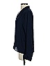 Express 100% Polyester Blue Long Sleeve Blouse Size S - photo 5