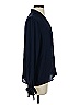 Express 100% Polyester Blue Long Sleeve Blouse Size S - photo 4