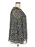 Roz & Ali 100% Polyester Black 3/4 Sleeve Blouse Size 2X - photo 4