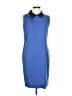 Thakoon Addition Solid Blue Casual Dress Size L (estimated) - photo 1