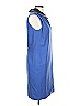 Thakoon Addition Solid Blue Casual Dress Size L (estimated) - photo 4