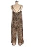 Topshop 100% Polyester Animal Print Brown Jumpsuit Size UK 10 / US 6 - photo 2