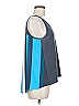 Ann Taylor LOFT Blue Sleeveless Top Size M - photo 4