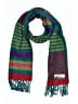 Unbranded 100% Acrylic Stripes Teal Blue Scarf One size - photo 1