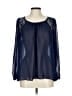 Costa Blanca Blue Long Sleeve Blouse Size L - photo 1