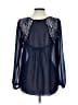 Costa Blanca Blue Long Sleeve Blouse Size L - photo 2