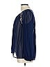 Costa Blanca Blue Long Sleeve Blouse Size L - photo 5