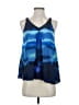 Madison Marcus Blue Sleeveless Blouse Size S - photo 1