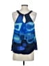 Madison Marcus Blue Sleeveless Blouse Size S - photo 2
