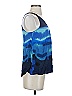 Madison Marcus Blue Sleeveless Blouse Size S - photo 4