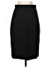 Theory Solid Black Wool Skirt Size 4 - photo 2