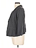 Kensie 100% Rayon Solid Gray Blazer Size L - photo 5