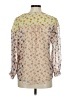 Joie 100% Silk Ivory Long Sleeve Silk Top Size M - photo 2