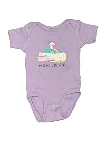 Soft As A Grape Short Sleeve Onesie (view 1)