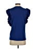 Drew Blue Short Sleeve Top Size S - photo 2