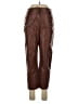 Wilfred 100% Polyurethane Brown Faux Leather Pants Size 10 - photo 1