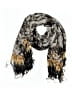 Unbranded Animal Print Gray Black Scarf One size - photo 1