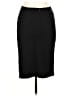 MY TRIBE Solid Black Leather Skirt Size L - photo 2