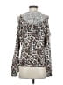 Venus Animal Print Brown Cardigan Size S - photo 2