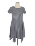 Andree by UNIT Stripes Gray Casual Dress Size M - photo 1