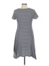Andree by UNIT Stripes Gray Casual Dress Size M - photo 2