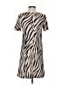 Ann Taylor 100% Polyester Animal Print Tan Casual Dress Size 0 - photo 2