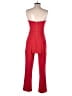 Express Solid Red Jumpsuit Size 6 - photo 2