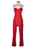 Express Solid Red Jumpsuit Size 6 - photo 1