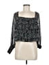 ASTR The Label 100% Polyester Black Long Sleeve Blouse Size M - photo 1