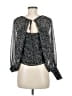 ASTR The Label 100% Polyester Black Long Sleeve Blouse Size M - photo 2