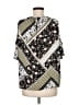 Cooper & Ella 100% Polyester Black Sleeveless Blouse Size M - photo 2