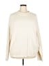 Bill Blass Argyle Fair Isle Floral Ivory Pullover Sweater Size XXL - photo 1