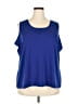 Simonton Says Blue Sleeveless Blouse Size 2X - photo 1