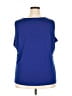 Simonton Says Blue Sleeveless Blouse Size 2X - photo 2