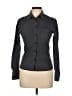 Assorted Brands Houndstooth Gray Long Sleeve Button-Down Shirt Size 10 - photo 1
