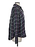 Free People 100% Rayon Plaid Gray Long Sleeve Button-Down Shirt Size S - photo 4