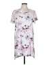 BCBGMAXAZRIA 100% Polyester Purple Casual Dress Size L - photo 1