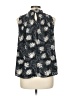 Joie 100% Polyester Black Gray Sleeveless Blouse Size M - photo 2