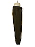 Express 100% Polyester Solid Green Track Pants Size S - photo 4