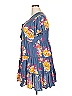 SO 100% Rayon Floral Blue Casual Dress Size XXL - photo 5