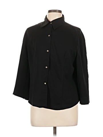 Yansi Fugel 3/4 Sleeve Button-Down Shirt (view 1)