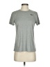 Nike 100% Polyester Gray Active T-Shirt Size S - photo 1