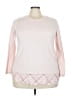 Torrid 100% Cotton Pink Pullover Sweater Size 3X Plus (3) - photo 1