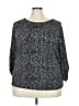 MICHAEL Michael Kors Silver 3/4 Sleeve Top Size 3X - photo 1